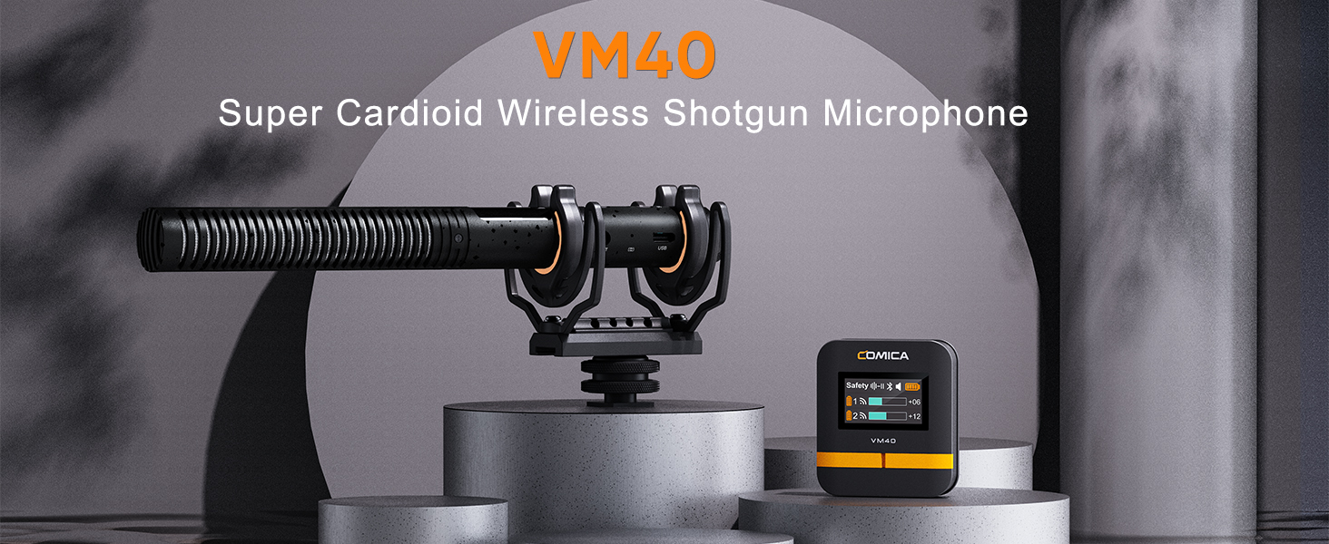 Amazon.com : COMICA VM40 Shotgun Microphone with Wired & Wireless